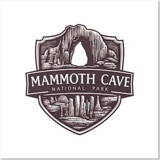 Retro Mammoth Cave National Park Posters and Art